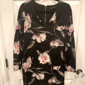 Long sleeve floral dress